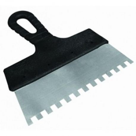 Шпатель з пластмасовою ручкою, 300 мм, зуб 8х8 мм (Украина)