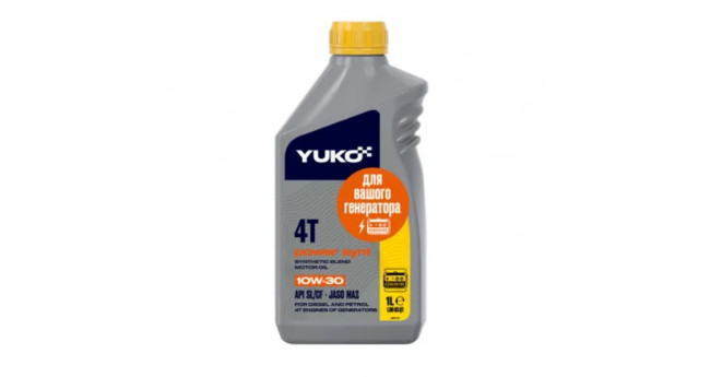 Автомобільна моторна олива YUKO POWER SYNT 4T 10W-30 1л