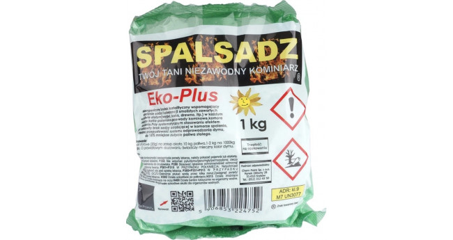 Засіб для чищення котлів та димоходів від сажі Spalsadz Eko Plus 1 кг
