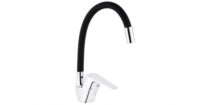 Змішувач кухня Kroner KRM Odra C032 BLK