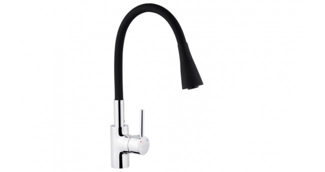 Змішувач кухня Kroner KRP Kuche 031 BLK Чорний 