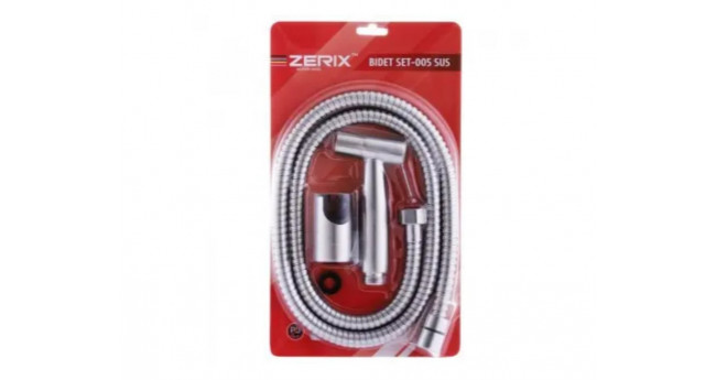 Набір для гігієнічного душу Zerix Bidet SET-005.SUS з нержавіючої сталі (ZX5026)