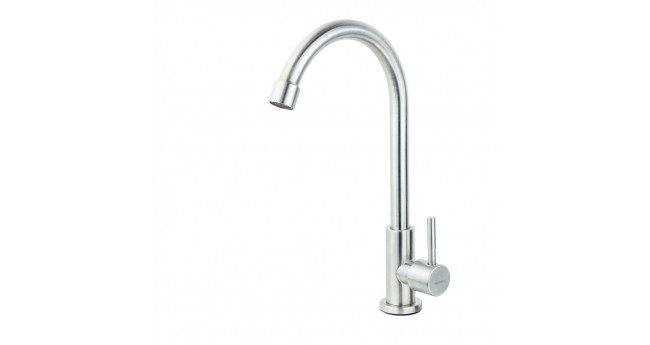 Змішувач KT 1/2" монокран на гайці SS AQUATICA KT-1G170P (9722601)