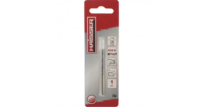 Сверло по металлу Cobalt HSS-R  DIN 338 HAISSER 10*87*133 мм