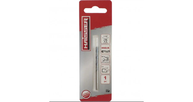 Сверло по металлу Cobalt HSS-R  DIN 338 HAISSER 8,0*75*117 мм