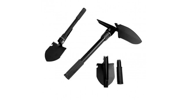 Лопата саперна MASTERTOOL 95 x 125 x 415 мм складана з чохлом 14-6280