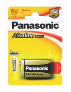 Батарейка 6LR61/1BL 9V Alkaline Power  PANASONIC (крона)