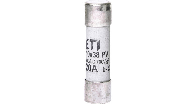 Запобіжник CH 10x38 gR 20A 700V (50kA AC)