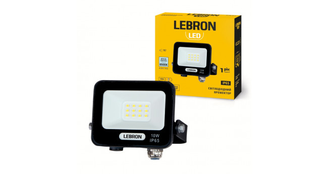 Led прожектор Lebron L-LF 10W 6500K 5000Lm 220V