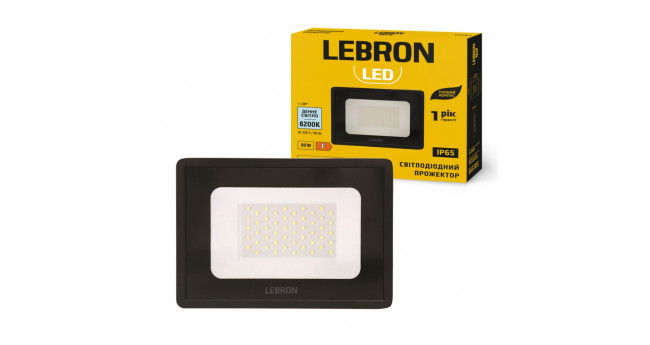 Прожектор LED 50W LF 6000 k  220V  LEBRON
