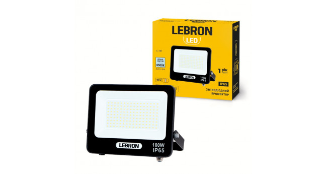 Прожектор LED L-LF 100W 6500К  10000Lm 220V LEBRON