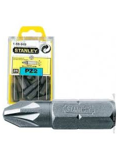 Бита PZ2 25мм STANLEY (25шт)