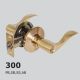Ручка-засувка фікс 300-BK--AB ст,бронза LEX