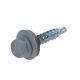 Саморіз покрівельний по дереву (RAL) з шайбою 7004 4,8х35