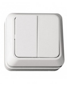 Вимикач  OPERA 2 кл. без подсв.