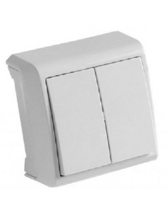 Вимикач 2 кл. Viko VERA білий