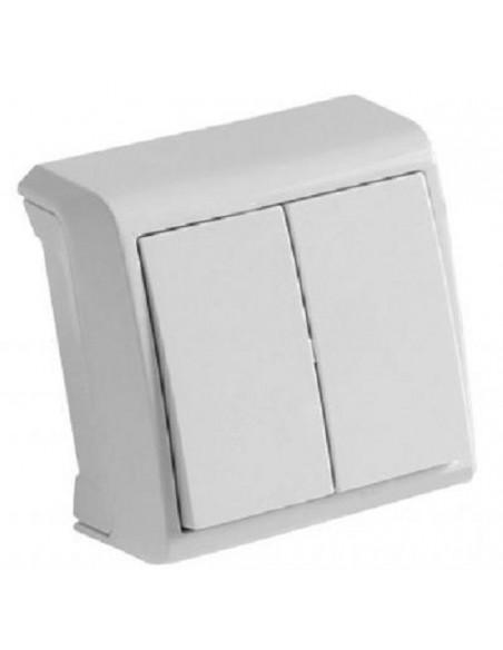 Вимикач 2 кл. Viko VERA білий