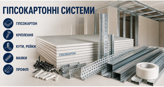 Гіпсокартонні системи