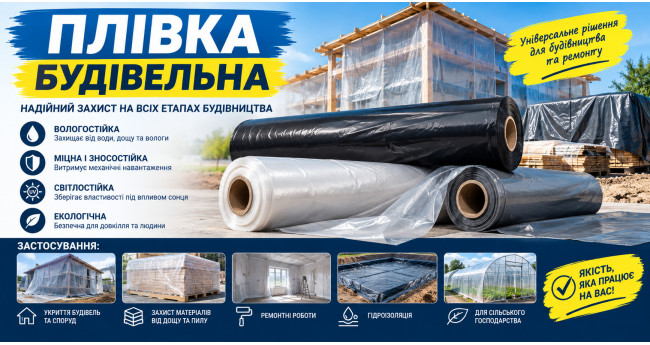 Плівка будівельна